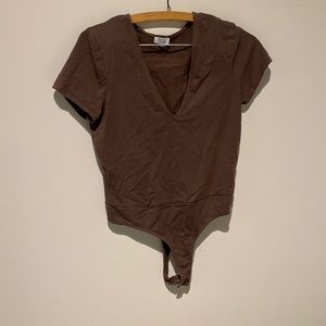 Brown/Mauve Bodysuit